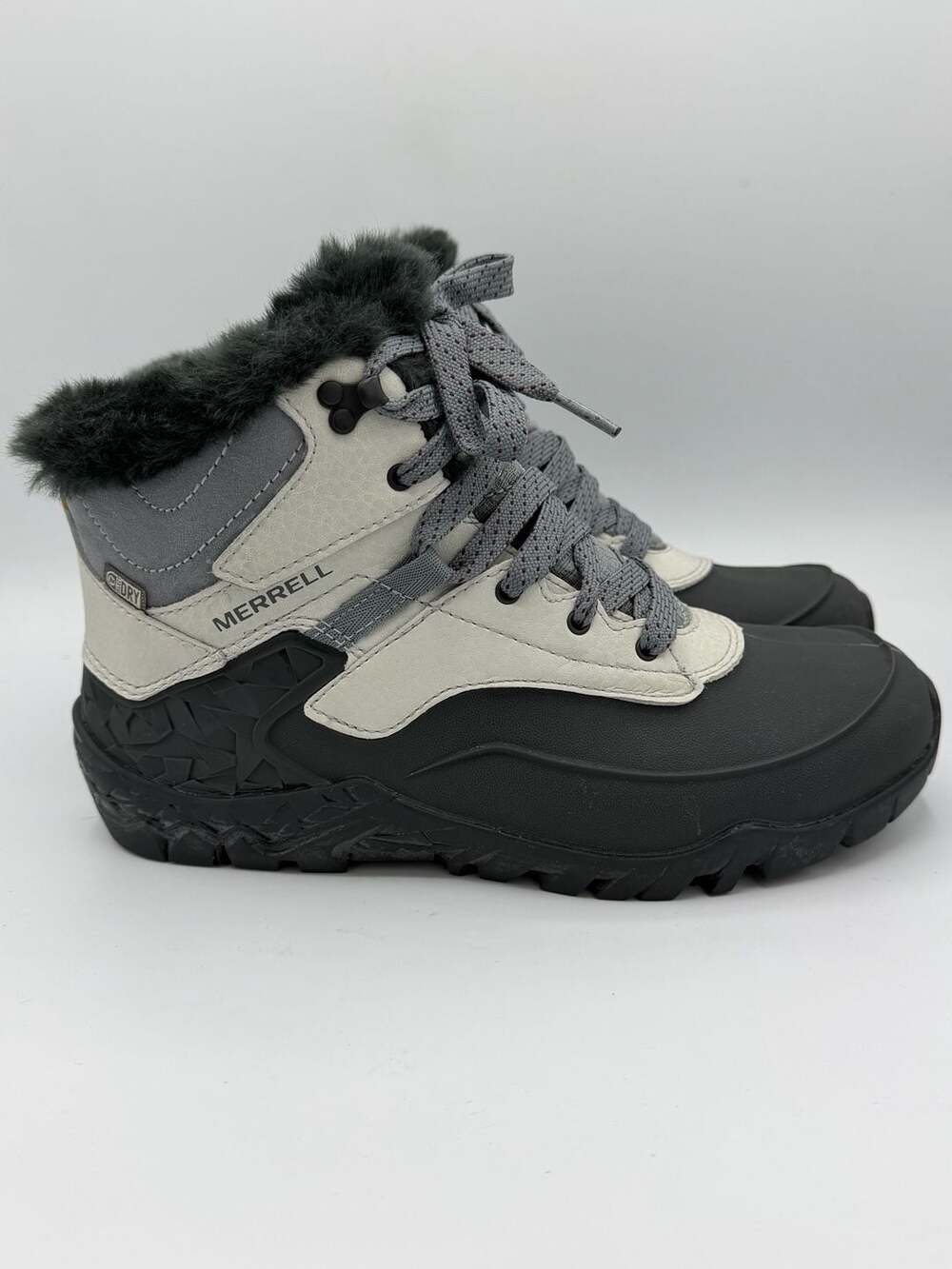 Merrell Aurora 6 Ice+ Womens 6.5 Waterproof Winter Boots Vibram Arctic Grip